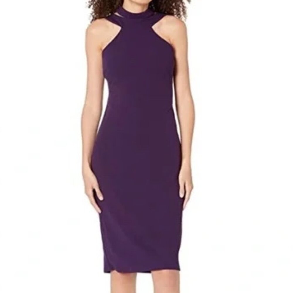 Bebe like new sz 8 purple dress